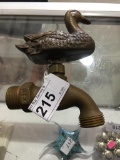 Brass Faucet w/ Duck Handle