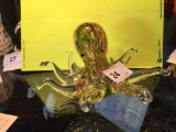 Art Glass Octopus 4 1/2