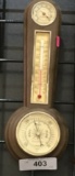 Outside wall thermometer