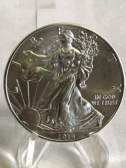2014  .999 Silver Eagle $1 Dollar Coin