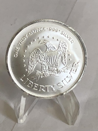 .999 1 oz Silver Strike, Liberty Bell Motif