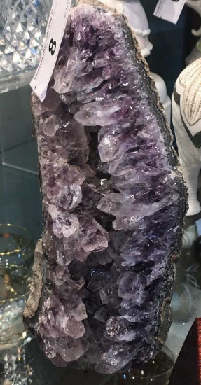 Amethyst Crystal Geode  7 1/2" Tall