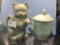 Kitty Tea Pot & Fish Tea Cup With Lid