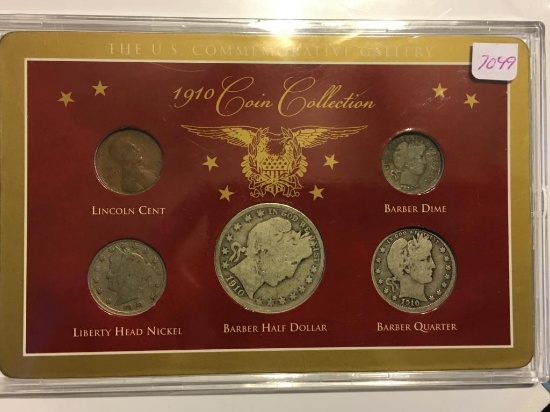 U.S Commemorative Gallery 1910 Silver Coin Set