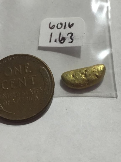 1.63 Grams Natural Gold Nuggets