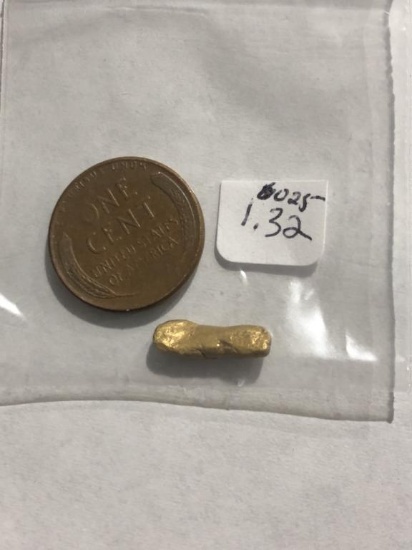 1.32 Grams Natural Gold Nuggets