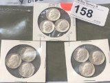 9 Silver Roosevelt Dimes
