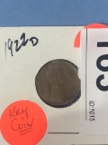 1922D Key Coin Penny