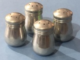 4 Pewter S&P Shakers 1 1/2