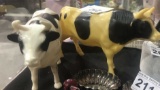 2 Mylint Corp Cows  Made in Hong Kong  4 1/2