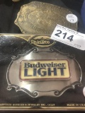 Budweiser & Southern Comfort Belt Buckles