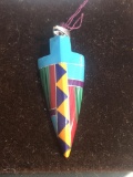 Zuni Inlaid Stone Arrow Head Pendant 2