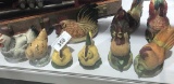 Nice assortment of vintage chicken Decour