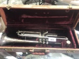 Vintage trumpet in box