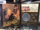 The Tribute buffalo nickel collection in folio