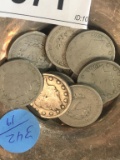 Collection of liberty head V Nickels