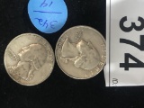 (2) Silver Quarters