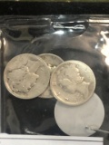 (3) Silver Mercury dimes