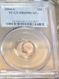 2004 S PCGS PR69DCAM 10c Coin