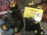 2 Bear Foots Bears- One Business Card Holder One