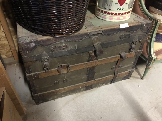 vintage Chest/Steam trunk