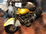Metal Yellow Motorcycle Display   16