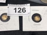 2 Faux Mini US $20 Coin High Bidder to Pay 2X$                                 #10,12
