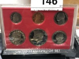 1980  US Proof Set  6 Coins