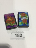 2 Picture Front Lighters - Love