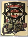 Metal Sign - Harley Davidson Freedom