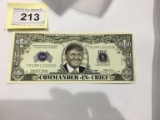 Commander-In-Chief Trump 1 Million Dollar