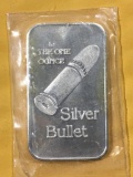 .999 Sterling 1 oz Bar  - Silver Bullet
