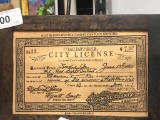 Tombstone City License, Faux Decor