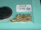 1.4 Grams Natural Nevada Gold Nuggets