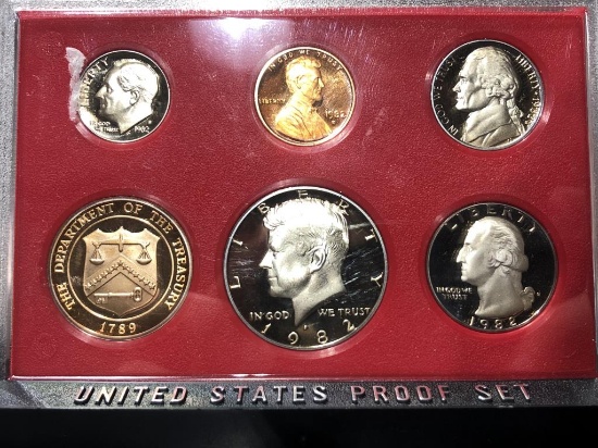 1982 US Proof Set 5 Coins #3
