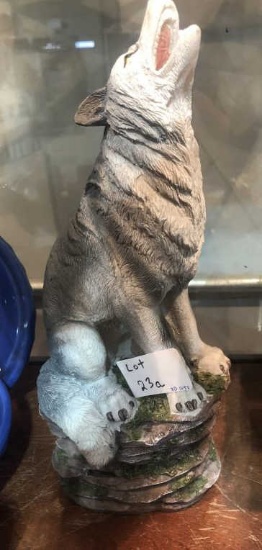 Wolf Bank 11 1/2" Tall