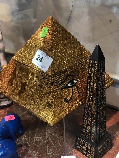 Pyramid Box and Obelisk #25