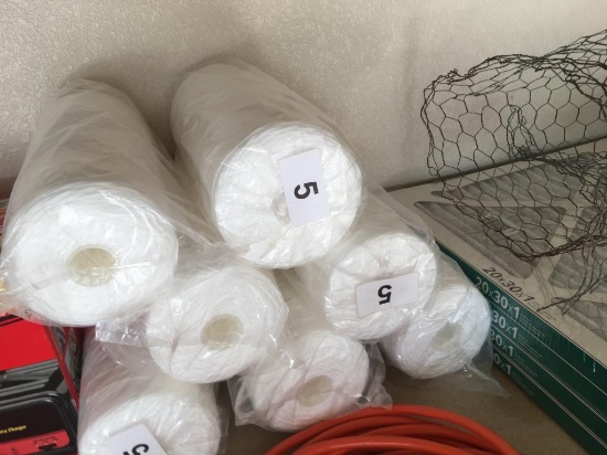 7 Rolls Of a type of Rope, Yarn Like Look