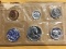 1959 US Uncirculated P Mint 5 Coins Part Silver