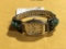 Bulova Accutron Watch - Silver Tabs w/ Turquoise