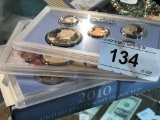 2010 US Mint Proof Set S Mint - 5 Coins, 5 State