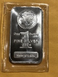 .999 1oz Silver Bar - Morgan Dollar Motif