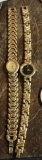 2 Gold Toned Ladies Watches -Armitron & Wittnauer