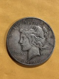 1926  S Peace Silver $1 Dollar Coin