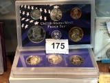 2007 US Mint Proof Set - 5 Coins, 5 State Quarters