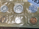 1961 Uncirculated Proof Set P Mint 5 Coins Some