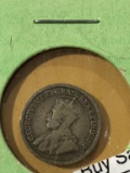 1914- 5 Cent Canadian Coin