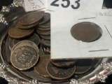 20 Indian Head One Cent Coins