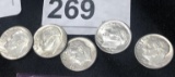 5 Roosevelt Silver Dimes - 1955 (4) 1964