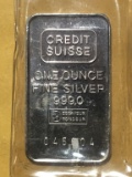 .999 1oz Silver Bar - Credit Suisse